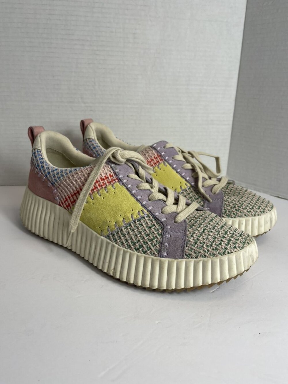 Dolce Vita Dolen Sneakers Women Size 10 Platform Funfetti